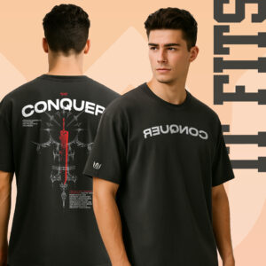 Oversized Conquer Print Tee