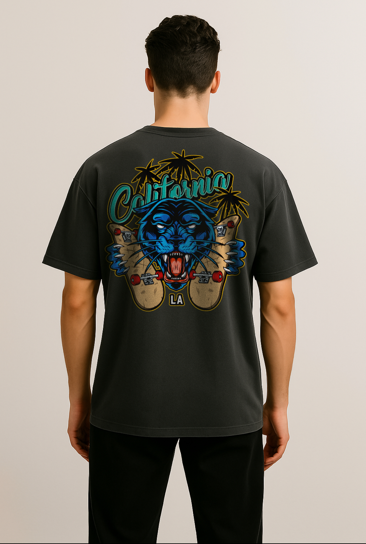 Oversized California Print Tee